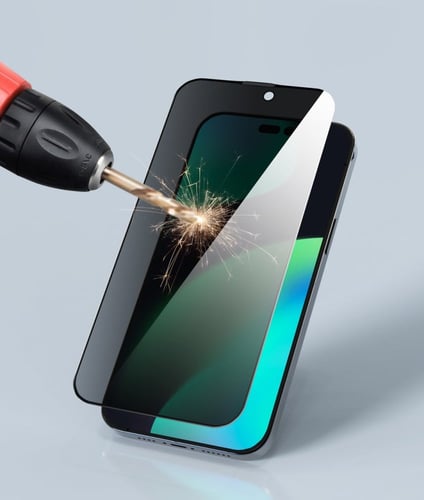 استيكر زجاج لقافه حواف ربل لجميع اجهزة ايفون 15