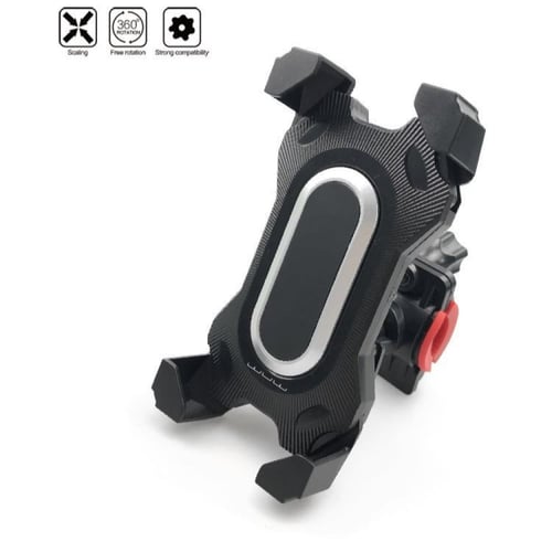 حامل جوال محمول لجميع انواع الدراجات (اللون: أسود)