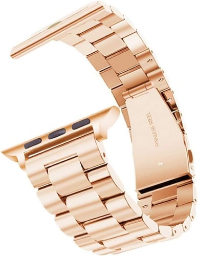 سوار معدني لساعة ابل بحجم 45/ 42/44 ملم/من الستانل...