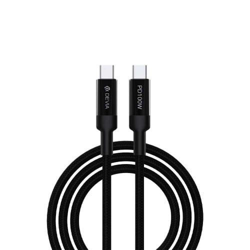 وصلة تايب سي 100 وات ضد القطع من ديفيا