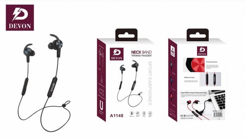سماعه بلوتوث رياضية حول الرقبة من شركة ديفون