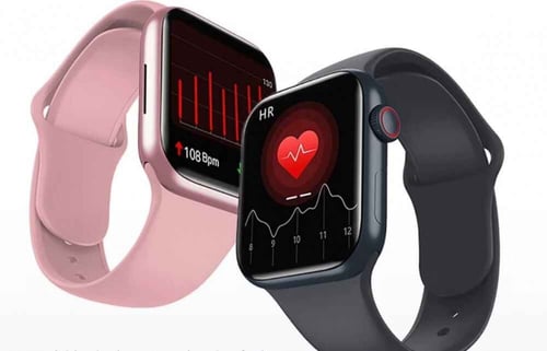 ساعة ذكية شبيهة ابل الاصدار السابع أسود 45