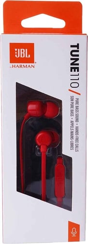 سماعة جية بي ال تي 110 أحمر