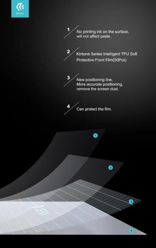 استيكر مكينه شفاف الاقتصادي من ديفيا (عبوة50 وحدة)