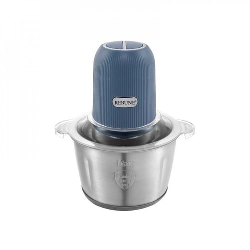 فرامة لحم وخضروات 2لتر من ريبون - حوض استيل +حوض ق...