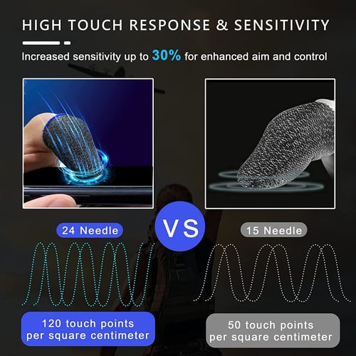 مجموعة واقيات اصابع مضادة للتعرق، قفازات ابهام مصن...