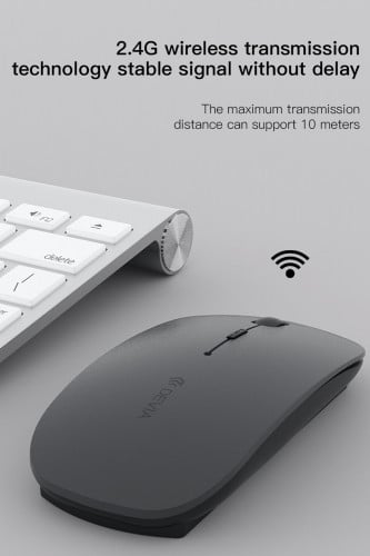 ماوس بلوتوث رمادي أو رصاصي من شركة ديفيا