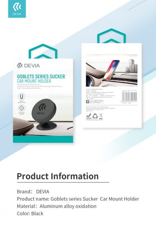 حامل هواتف للسيارة ديفيا جوبليتس - أسود