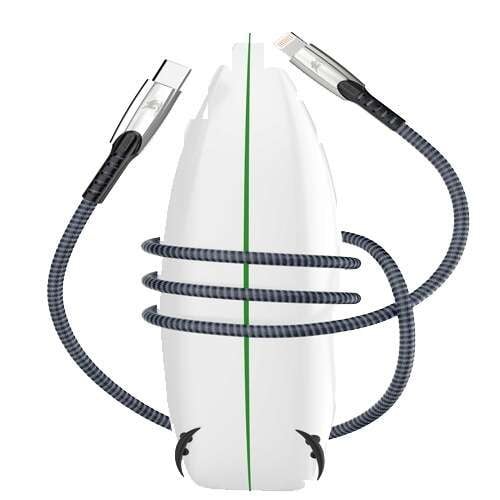 كيبل ايفون PD قماش سبارك بيري بطول 1.20 سم وقوة 3...