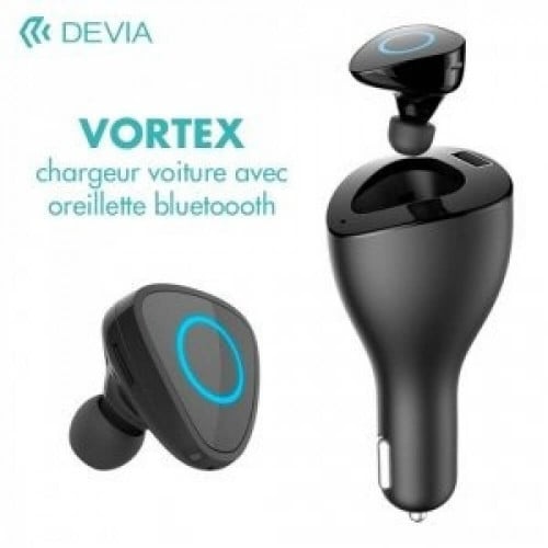 ديفيا فورتكس سماعة بلوتوث مع شاحن ولاعة السجائر لل...