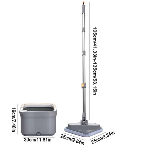 ممسحة ارضيات ذكية مع دلو يعمل بالتجفيف والعصر الات...