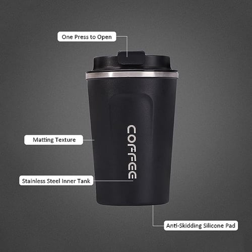 كوب القهوة من الستانلس ستيل بسعه 380 مل