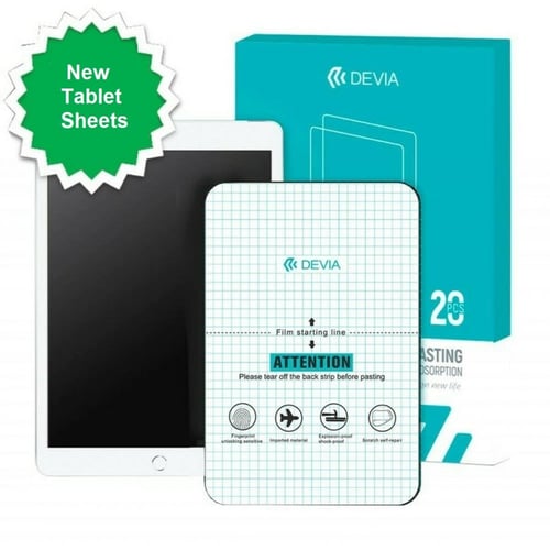 استيكر شفاف ماكينة ايباد كبير من ديفيا (عبوة20وحدة...