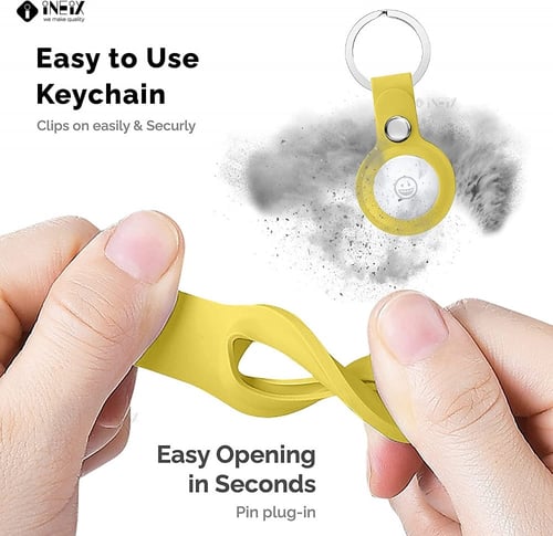 غطاء حافظة من السيليكون لجهاز Apple AirTag الواقي...