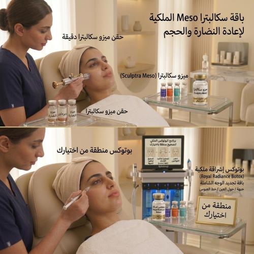 سكالبترا + بوتوكس منطقة