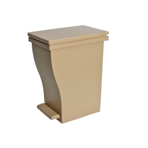 سلة مهملات عصرية مع دواسه 15لتر