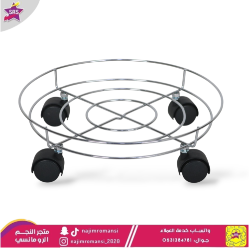 قاعدة اسطوانة غاز حديد عالية الجودة بكفرات