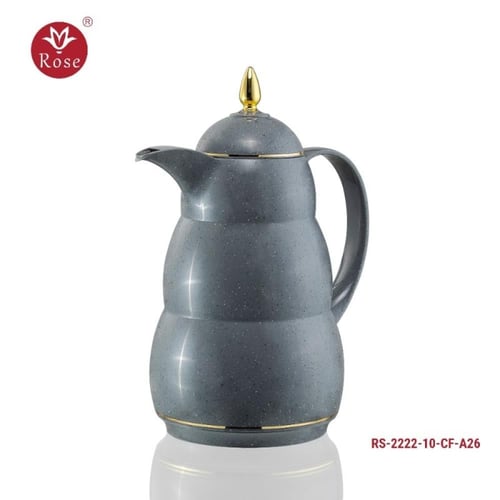 ترمس روز 1لتر شاي وقهوة منقط رصاصي