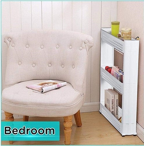 منظم ورفوف للتخزين في المطبخ والحمام من 3 رفوف