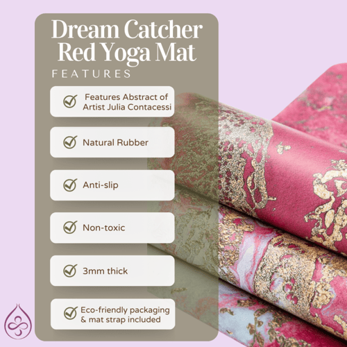 SUGAR-MAT" Dream Catcher Red - LUX PU"