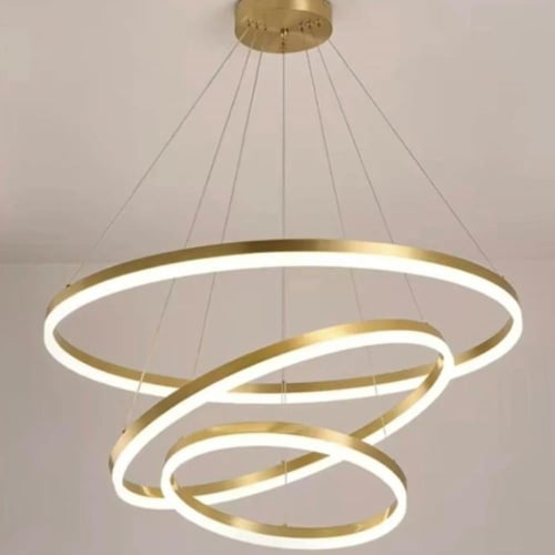 ثريا ليد 3 دور 80+60+20 سم 3 اضاءات