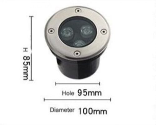 كشافات دفن أرضية عدسات IP67