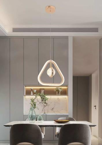 علاقي ذهبي LED ثلاث اضاءات