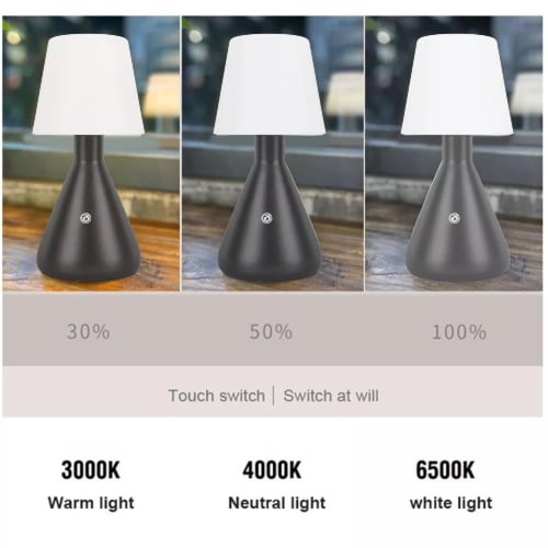 لمبة طاولة شحن اسود ليد