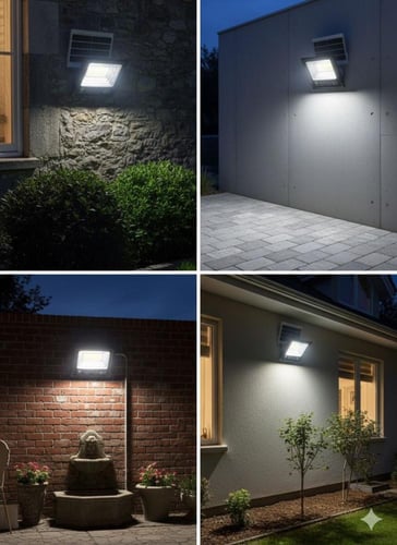 كشاف طاقة شمسية لوح منعزل 400وات