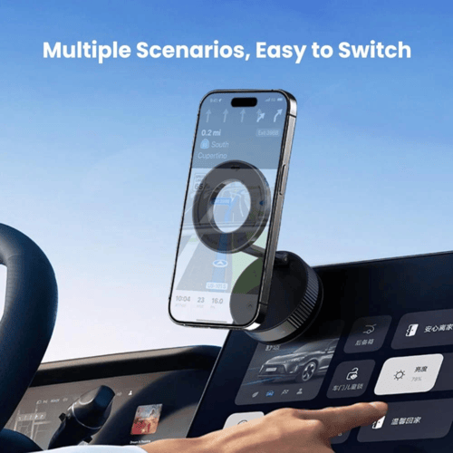 ستاند جوال دريب شفط مغناطيسي المينيوم قابل للدوارن...