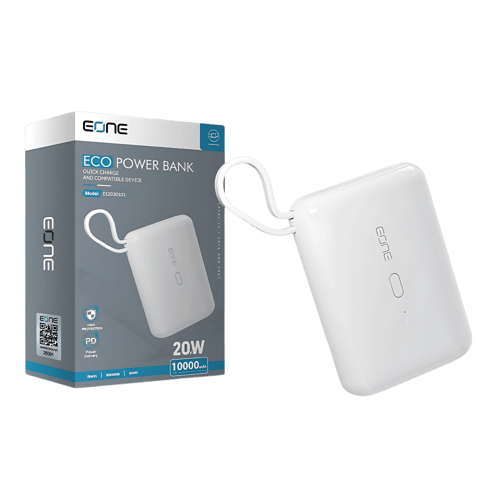 EONE بطارية 10 الف مع كيبلين