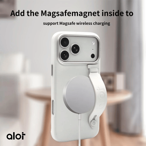 كفر حماية Alot نوبل للايفون 17 برو / بروماكس - فضي