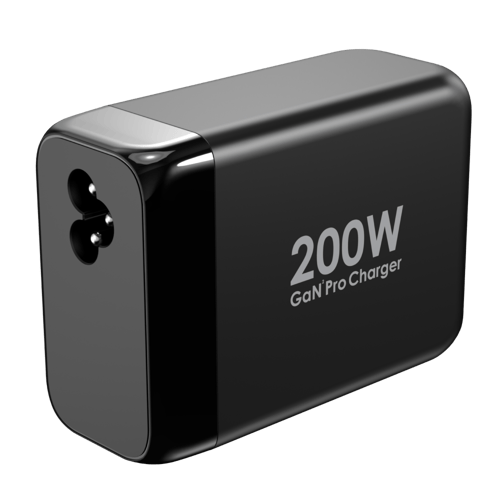 منصة شحن باورولوجي 200W GaN - أسود