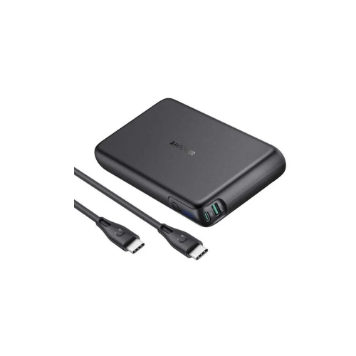 بطارية راف باور 30000 ملي امبير بمنفذ USB ومنفذ تا...