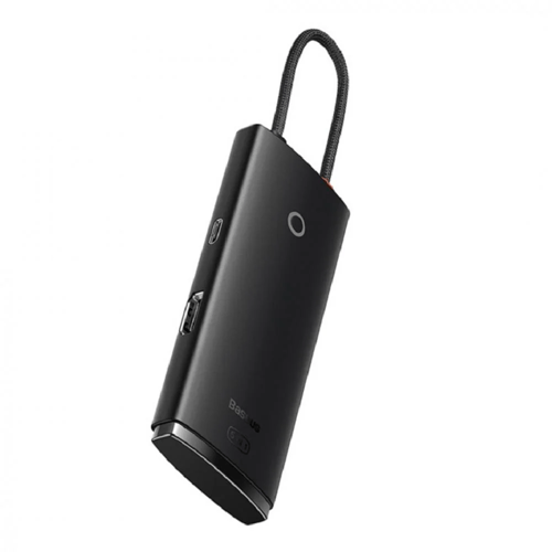 بيسوس - AIRJOY SERIES محول منافذ 5 في 1 - اسود