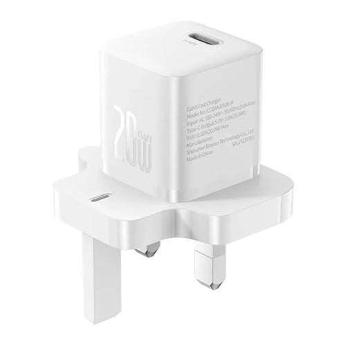 بيسوس شاحن جداري GaN5 ميني 20 واط