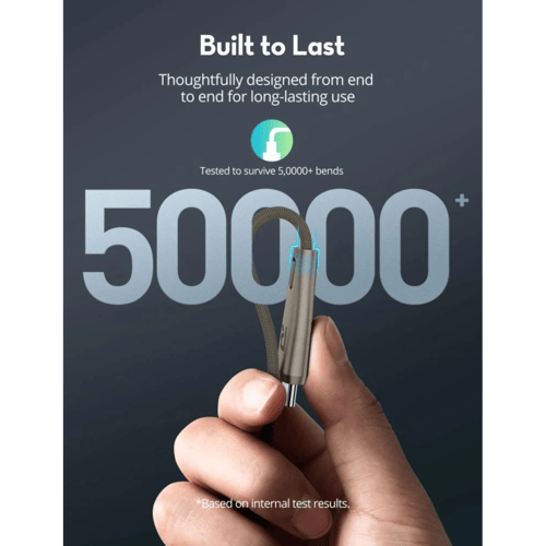 سلك راف باور تايب سي الى تايب سي نايلون بقوة 60 وا...