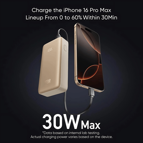 بطارية متنقلة JODA TURBO بسعة 10000 ملي امبير بقوة...