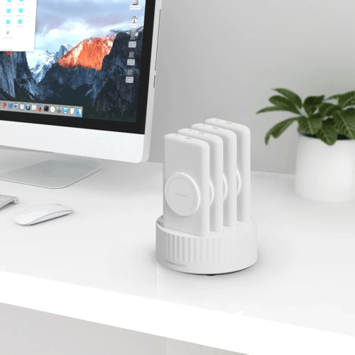 مجموعة باور ستيشن 4 في 1 بسعة 10000 مللي امبير مع...