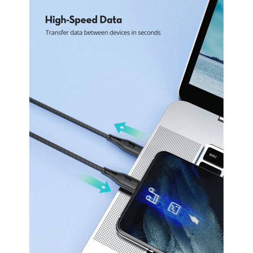 راف باور سلك شحن سريع بقوة 60 واط تايب سي الى تايب...