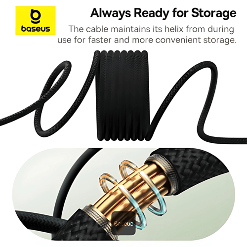 كيبل بيسوس مغناطيسي تايب سي الى تايب سي 1 متر - 10...