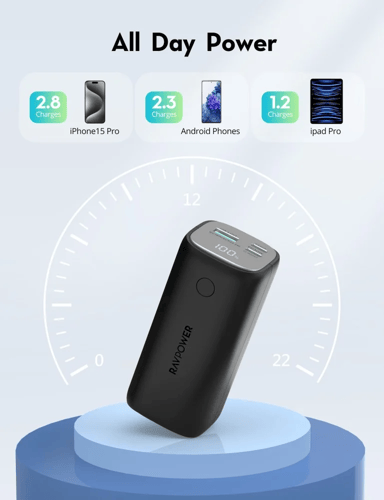 راف باور بور بانك 14ألف 30واط-اسود