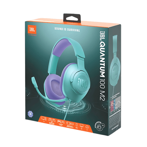 جي بي ال - سماعة سلكية كوانتوم 100 M2 لون سماوي