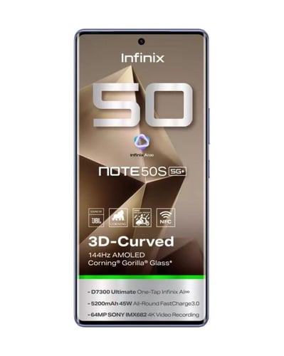 انفينيكس نوت 50S الذاكرة 256 جيجا 8رام 5G