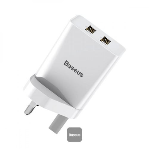 شاحن جداري بيسوس منفذين usb