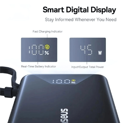 بيسوس - بطارية متنقلة بسعة 10،000 مللي امبير بقوة...