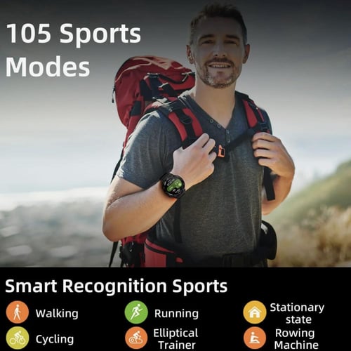 ساعة ذكية ميبرو GS برو - اسود