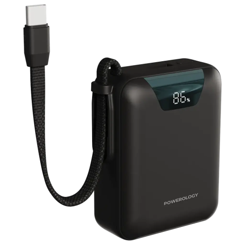 باورلوجي باور بانك 10 الاف مللي أمبير -أسود