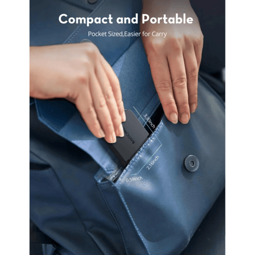 شاحن جداري راف باور نحيف بقوة 35 واط منفذ تايب سي...