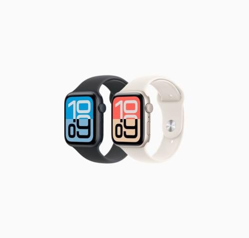 ساعة ابل SE 3 خاصية GPS مقاس 40 مم المنيوم مع سوار رياضي